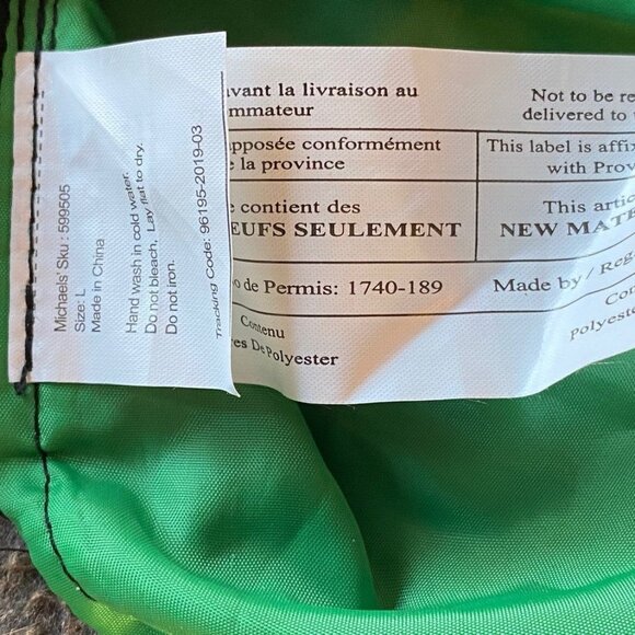 Dinosaur Green Halloween Dog MICHAELS Pet Costume LG - Picture 6 of 8